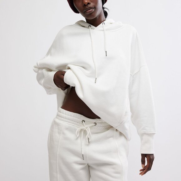 FP MOVEMENT Sprint To The Finish Logo Hoodie / Ivory Sour Cherry - Picture 5 of 9